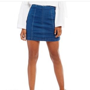 NEW! Free People | denim skirt